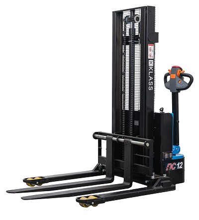 ES12-25DM, Gerbeur électrique à conducteur accompagnant avec jambes et fourches réglables, 1.200 kg, hauteur de levage 2.500 mm 3 ES12-25DM, Gerbeur électrique à conducteur accompagnant avec jambes et fourches réglables, 1.200 kg, hauteur de levage 2.500 mm – Image 3