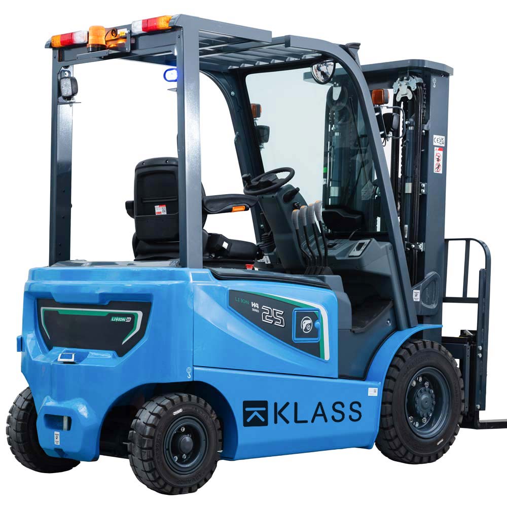 CPD25-GB2LI-S, Chariot élévateur électrique 2.500 kg, mât duplex, cabine avec vitre avant