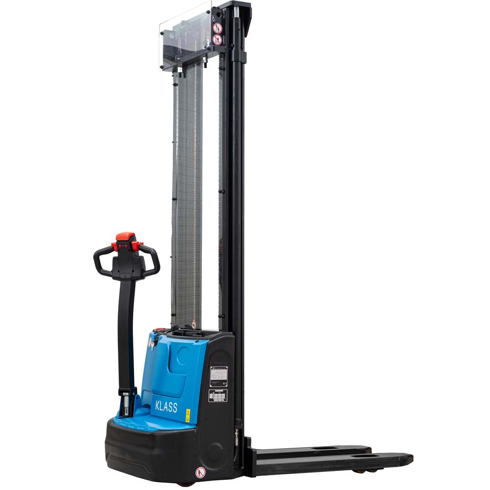 ESA121 Transpalette électrique 1.200 kg, batterie AGM, hauteur de levage 3.300 mm