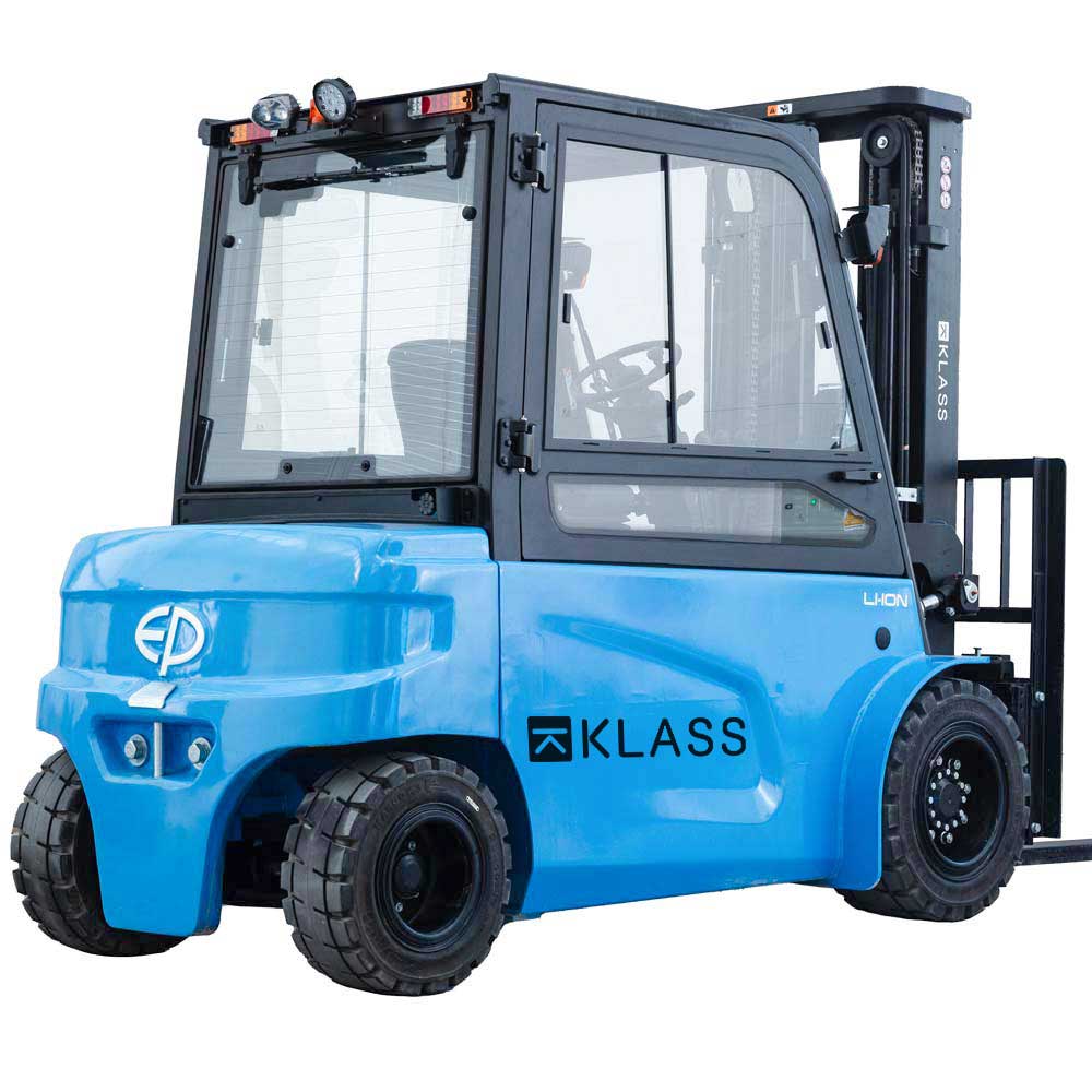 CPD50L1, Chariot élévateur électrique 5t, 6 ans de garantie pour la batterie Li-Ion 80V/560Ah Hauteur de levage 5.000 mm, Chargeur 80V/200Ah