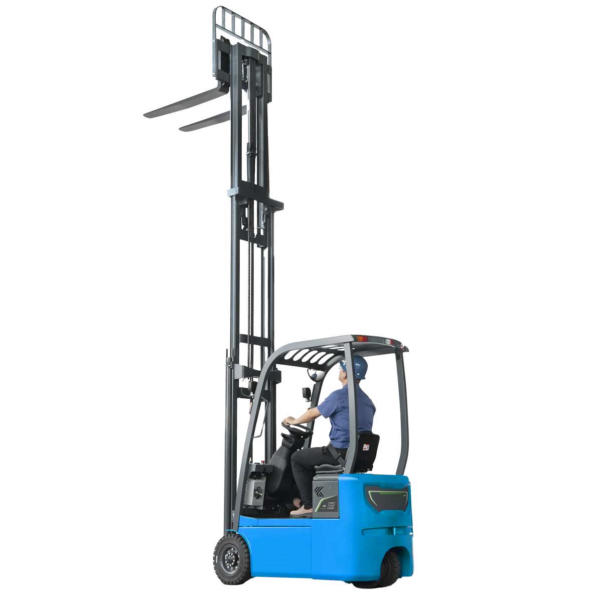 CPD12SQ-A1LiH4, Chariot élévateur électrique à 3 roues 1.200 kg, mât triplex, cabine ouverte 2 CPD12SQ-A1LiH4, Chariot élévateur électrique à 3 roues 1.200 kg, mât triplex, cabine ouverte – Image 2